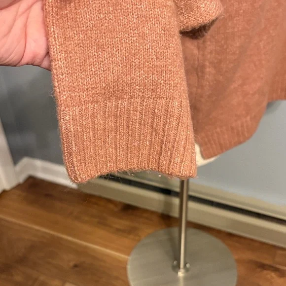 ANDREE BY UNIT Dusty Rust Turtleneck Sweater - Picture 6 of 7